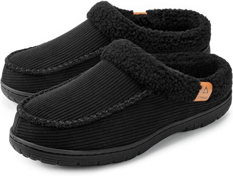 ATHMILE Slippers - Cozy Comfort with Memory Foam & Non-Slip Sole 