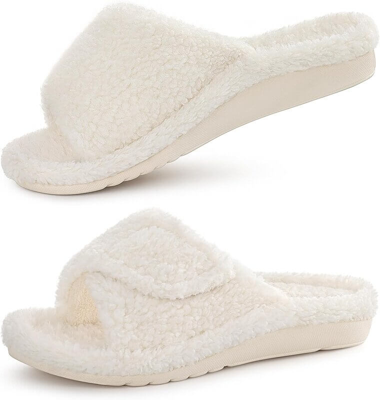 Litfun Fuzzy Slippers - Cozy Comfort with Arch Support - Enjoy 44% Off!