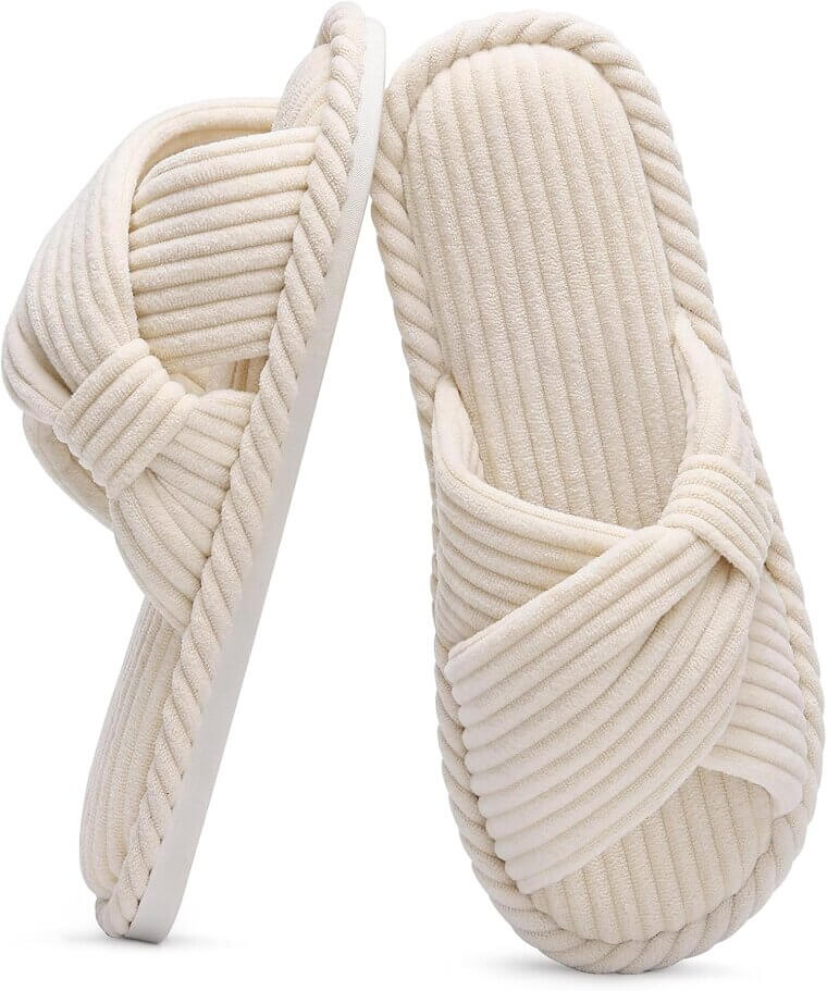 Evshine Fall Slippers - Cozy Corduroy Comfort at Home - Now 58% Off!