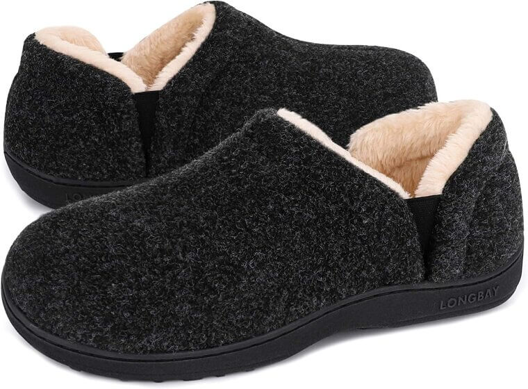 LongBay Men's Slippers - Warm Memory Foam Comfort, Indoor & Outdoor! - 14% Off!