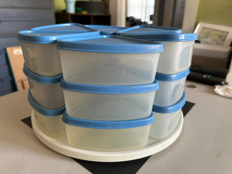 Tupperware Carousel Organizers