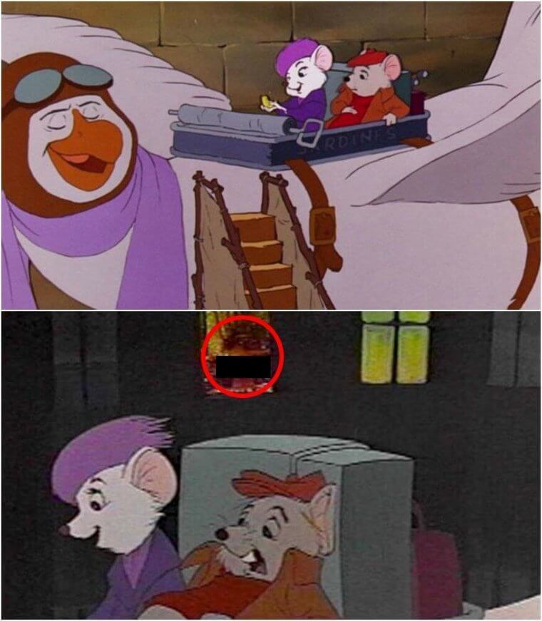An Inappropriate Message In The Rescuers