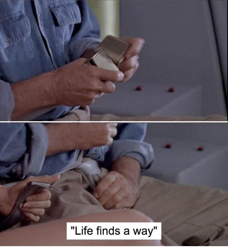 The Reference To “Life Finding A Way” In Jurassic Park