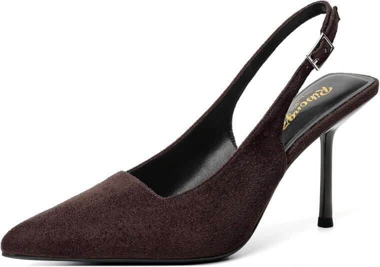 RIBONGZ Slingback Pumps - Elegant Heels for Women - - Don’t Miss the 26% Discount!