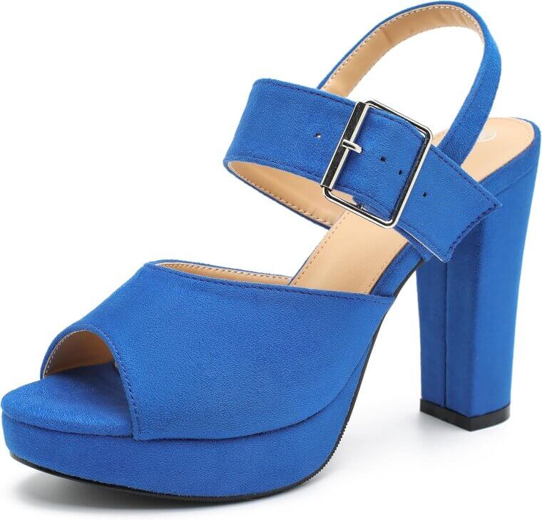 Enelauge Chunky Heeled Sandals - Perfect for Any Occasion - Now 30% Off!