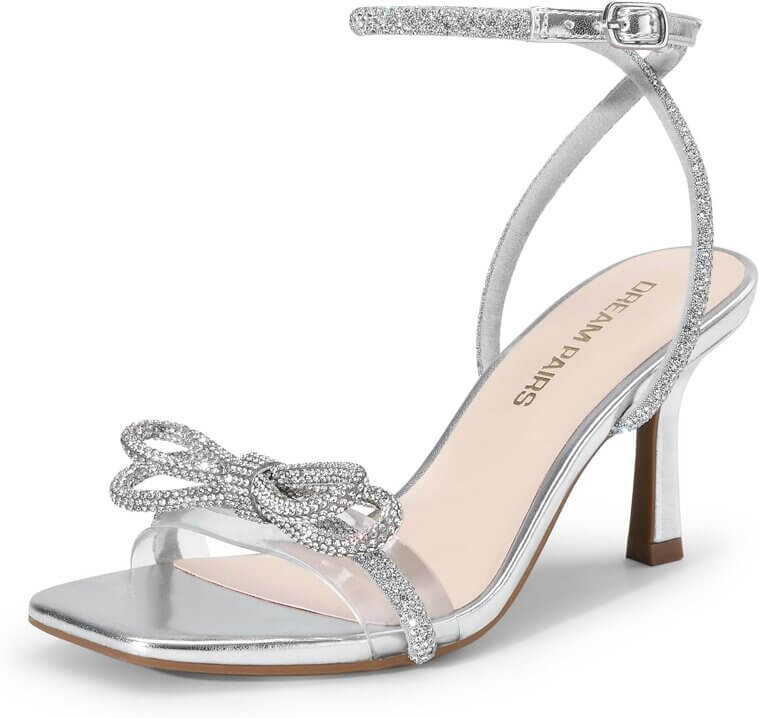 DREAM PAIRS Rhinestone Sandals - Sparkle in Style - Don’t Miss the 39% Discount!
