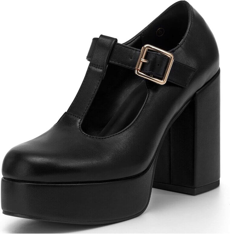 Coutgo Mary Jane Heels - Stylish Comfort for All-Day Wear - Enjoy 51% Off!