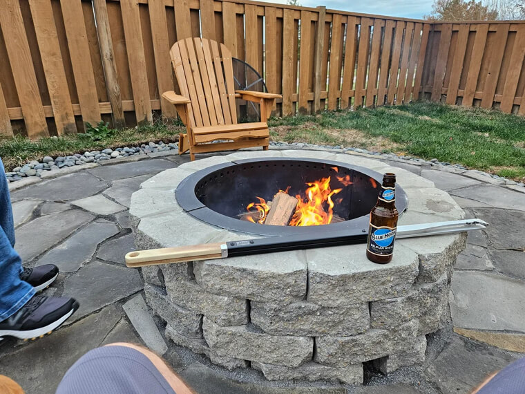 Digging a Fire Pit