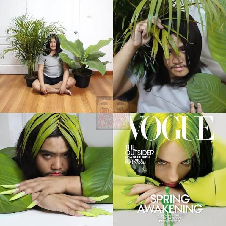 Eco-Friendly Billie Eilish Cosplay