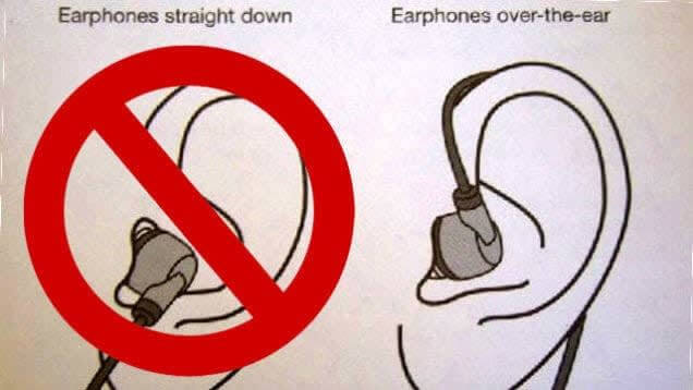 La bonne façon de porter des écouteurs