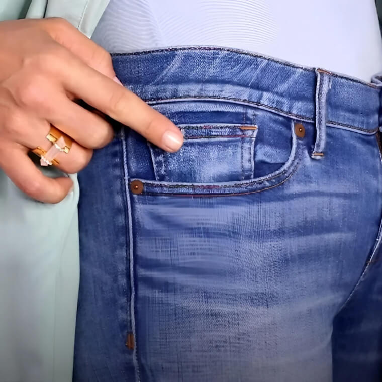 Why Place Small Buttons So Randomly On Jeans?