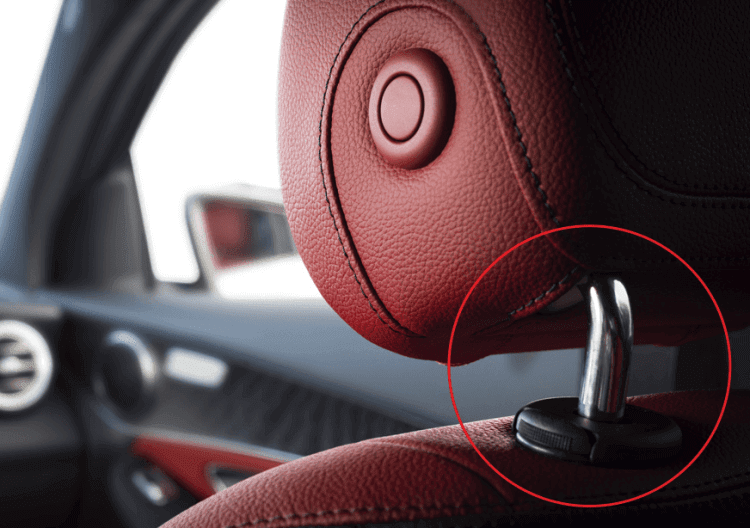 Une autre utilisation de l'appui-tête amovible dans les voitures