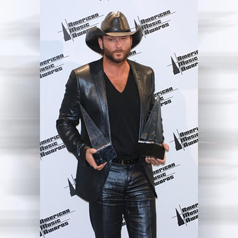 Tim McGraw Popularized Fitted Black Shirts and Low Cowboy Hats