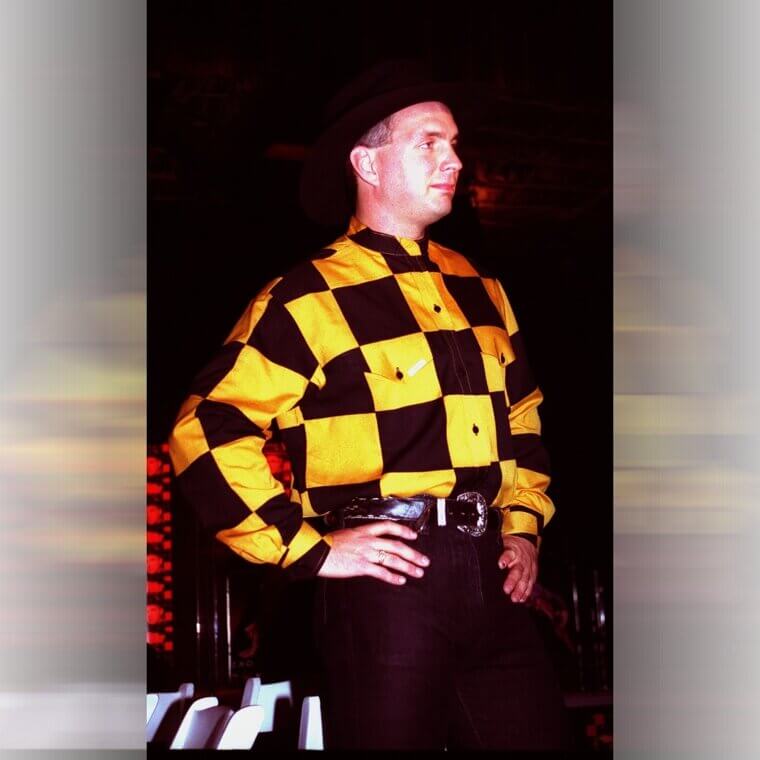 Garth Brooks Popularized Geometric Brush Popper Shirts and Tight Wranglers