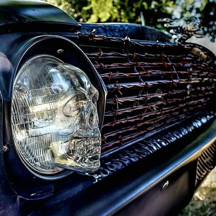 These Skull Shaped Headlamps Are Begging to Be Broken