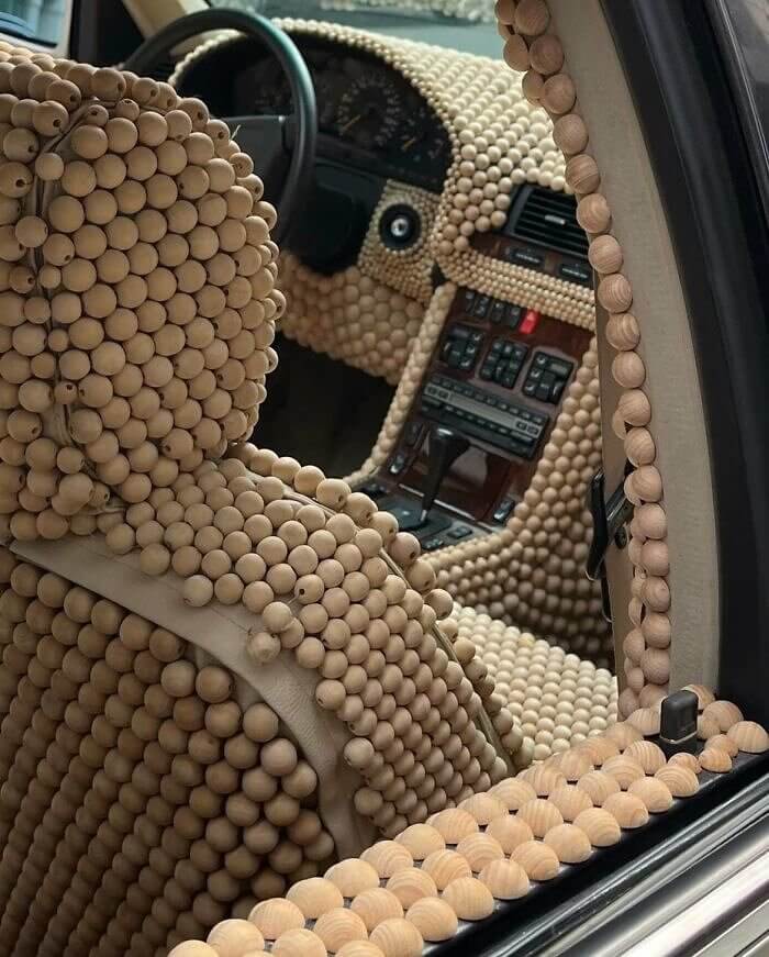 There Is Not Such Thing as Too Many Beaded Seat Covers