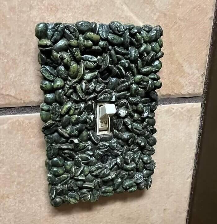 This Coffee Bean Light Switch Is Every Germaphobes Worst Nightmare