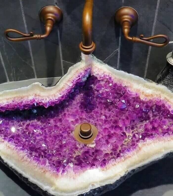 Geode Sink Turned Moldy Nightmare