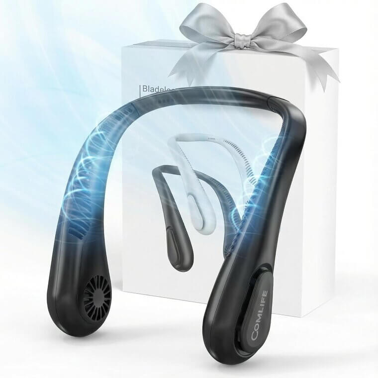 Portable Bladeless Neck Fan - Cool Comfort for Any Occasion - Enjoy 20% Off!