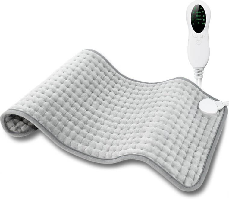 Electric Heating Pad for Cramps & Pain Relief - Perfect Gift! - Now 17% Off!