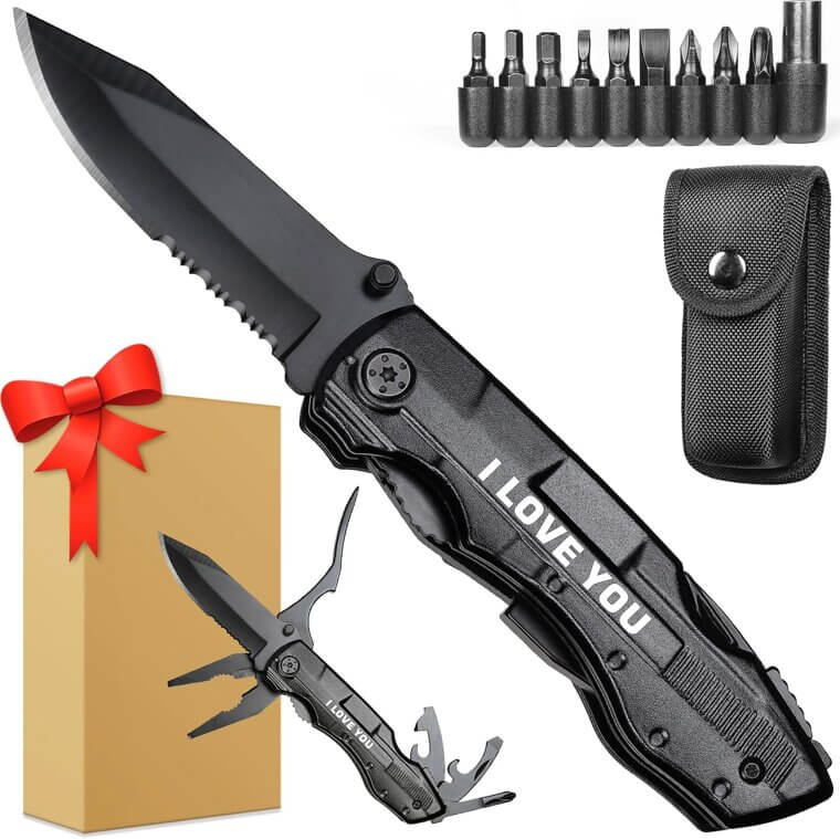 Multitool Knife Gift - Perfect for Him on Any Occasion! - Don’t Miss the 44% Discount!