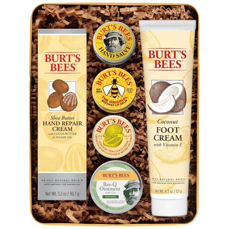 Burt's Bees Gift Set - 6 Natural Skincare Essentials 