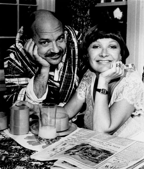 Lorenzo Music as Carlton the Doorman in "Rhoda" and Garfield the Cat