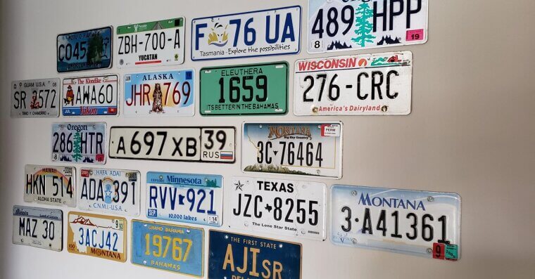 Old License Plates