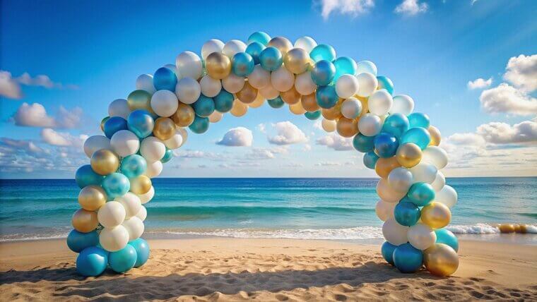 Balloon Arches for the Background of Photos