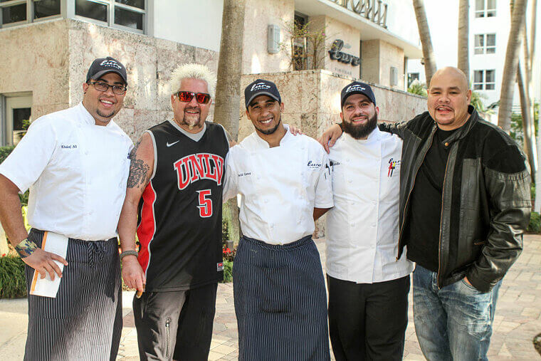 All Introductions With Owners and Fieri Are Unscripted