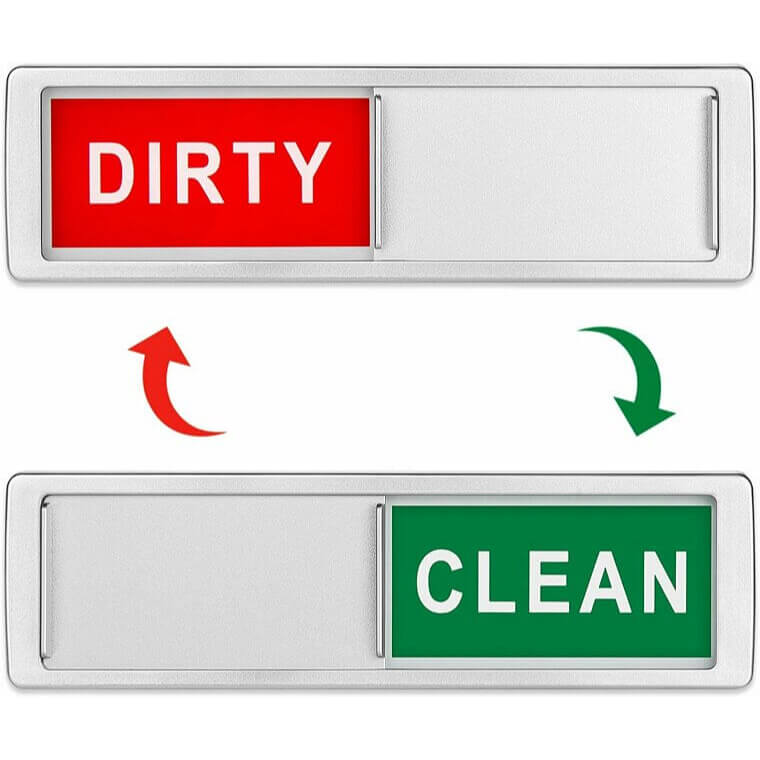Simplify Chores with Dishwasher Magnet Sign for Clean/Dirty Dishes Enjoy 50% Off!