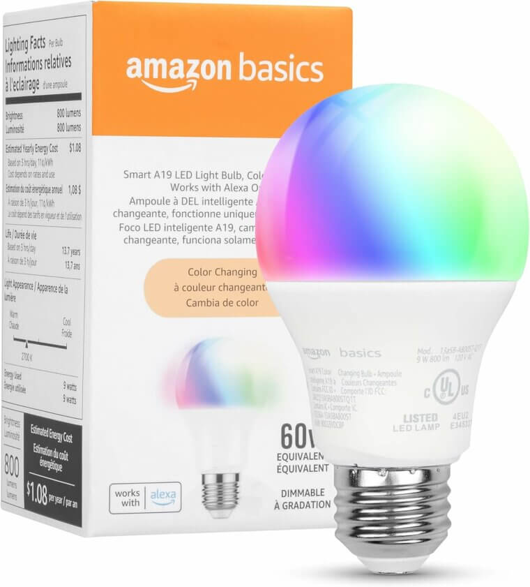 Transform Your Space with Smart LED Bulb - 60W Equivalent 
