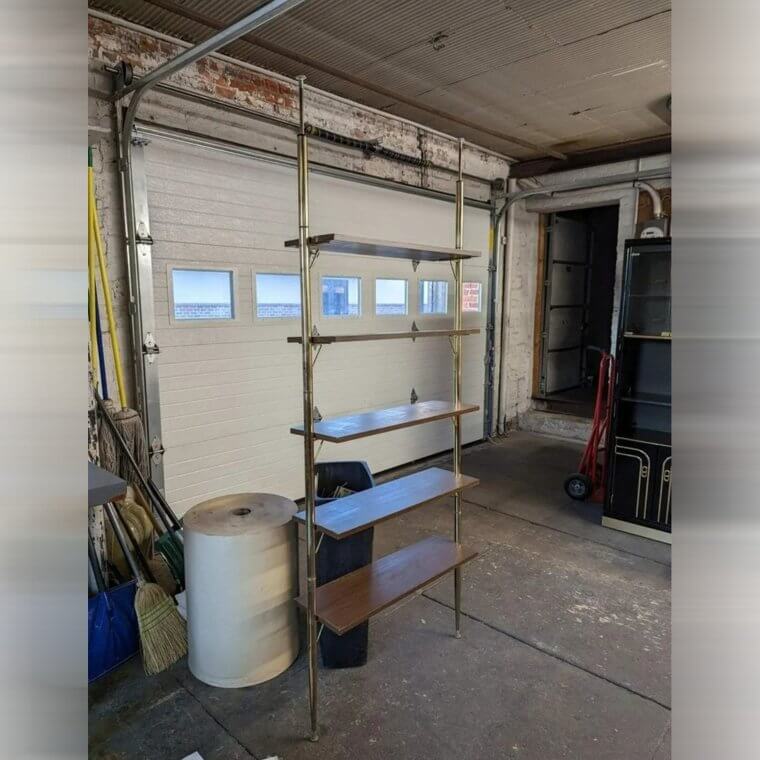 Tension Rod Bookshelf