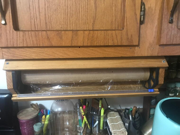 Make a Cling Wrap Holder