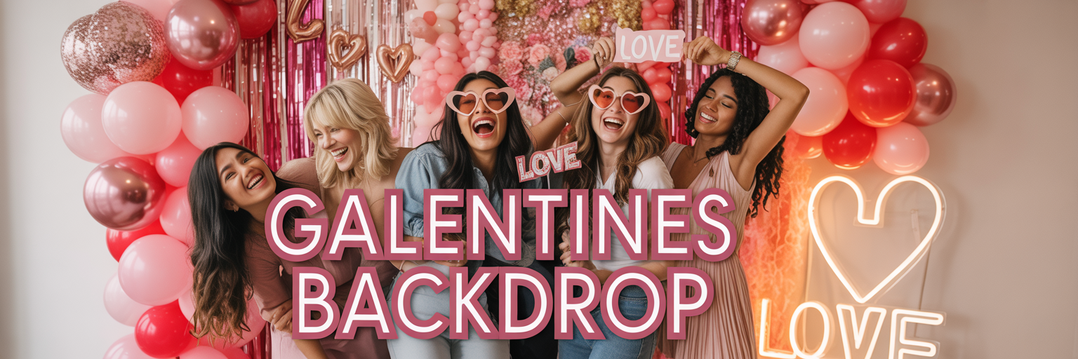 Fun & Instagrammable Galentines Backdrop Ideas for 2026