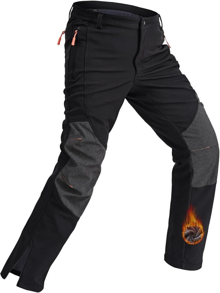 Rapoo Ski Pants: Waterproof & Fleece Lined Comfort 