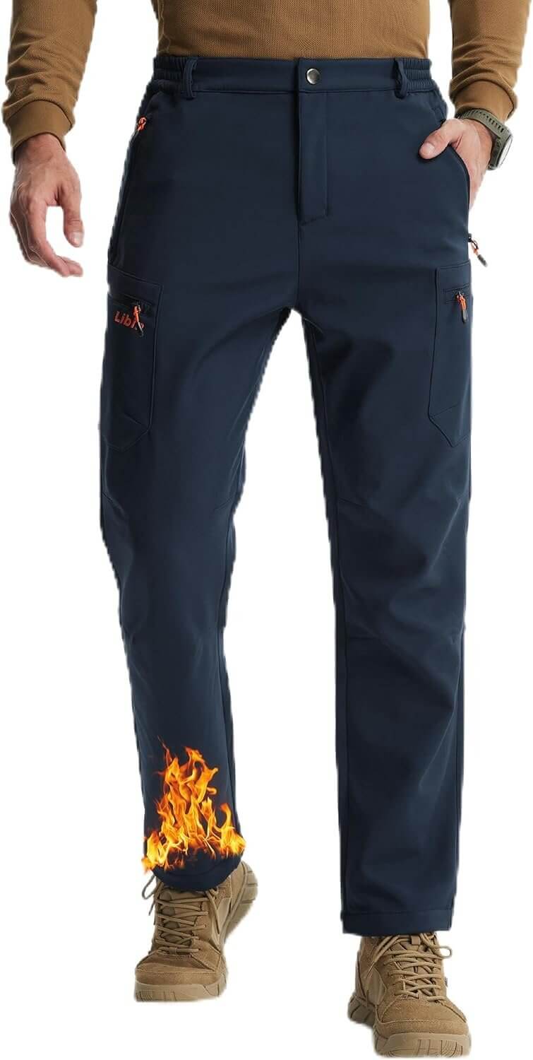 Libin Men's Hiking Pants - Stay Warm and Dry Outdoors 