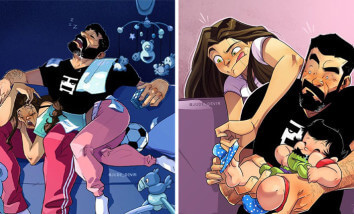 30+ Hilariously Relatable Illustrations About Pregnancy And Life With A Newborn