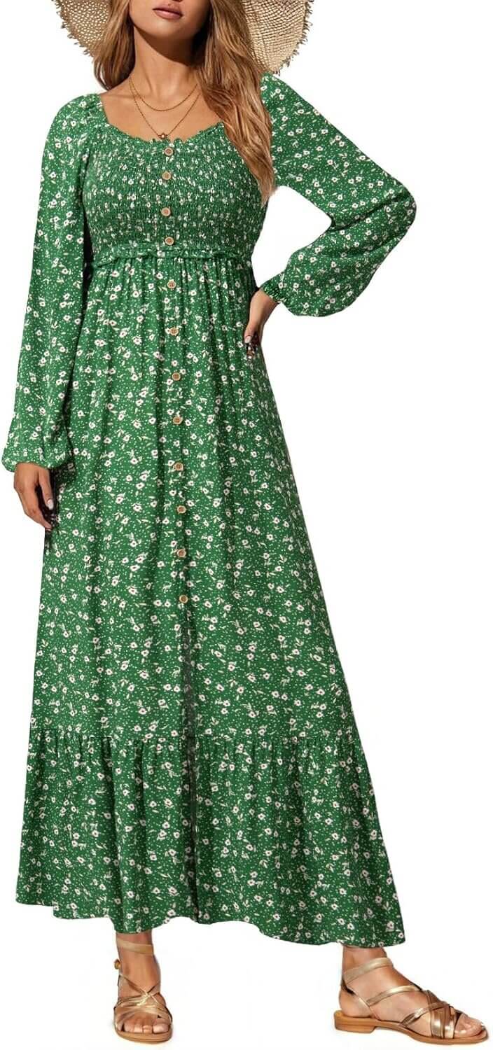 Dokotoo Boho Maxi Dress - Perfect for Spring & Summer! 