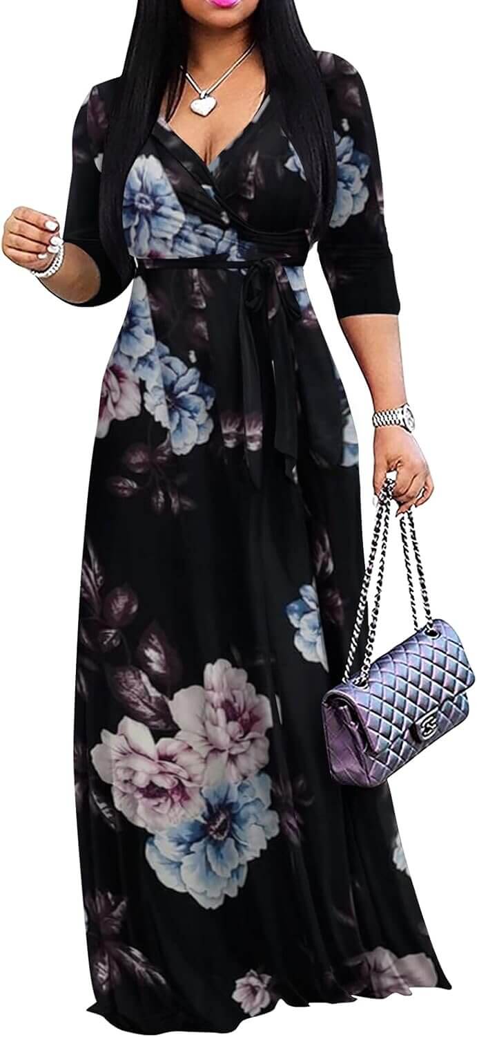 Yajedo Maxi Dress - Chic Summer Style with Pockets 