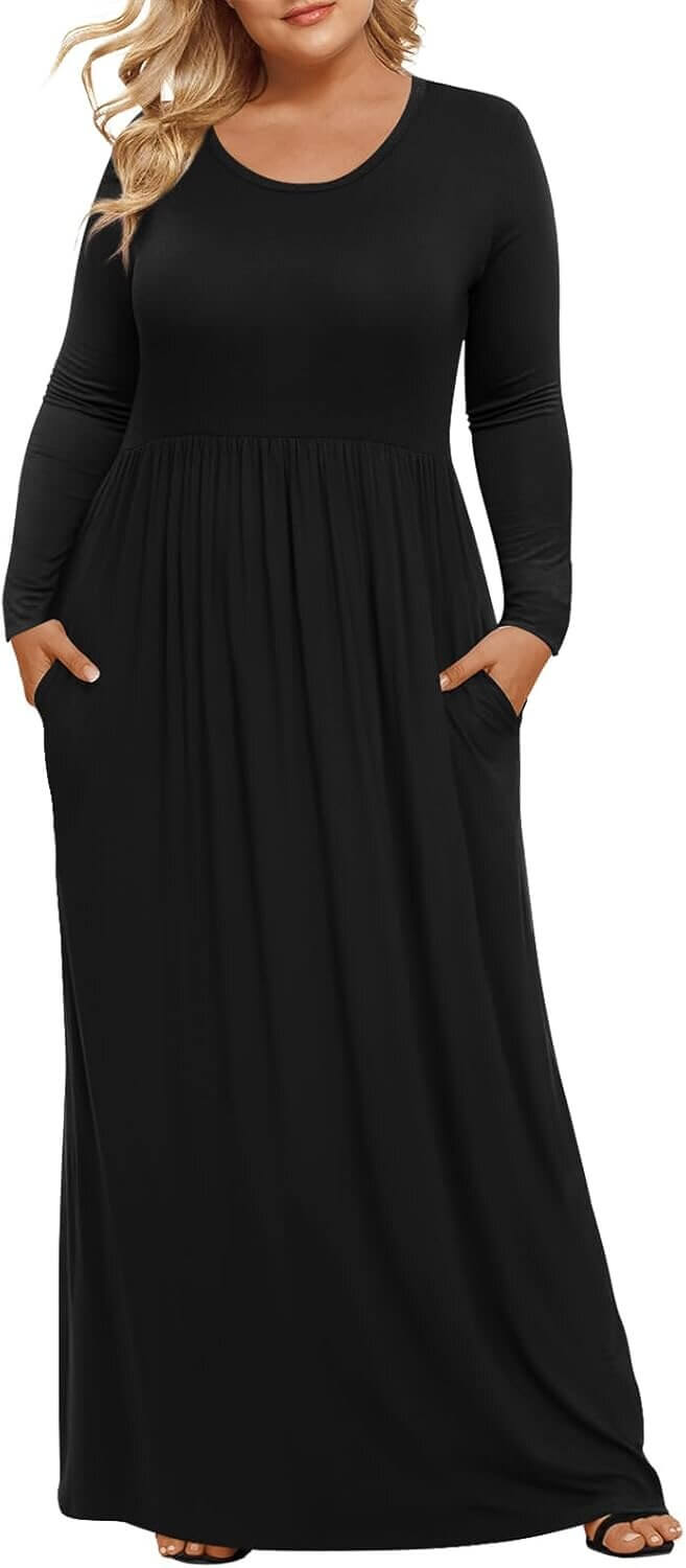 Plus Size Maxi Dress for Curvy Women - Stylish & Comfortable - 19% Off!