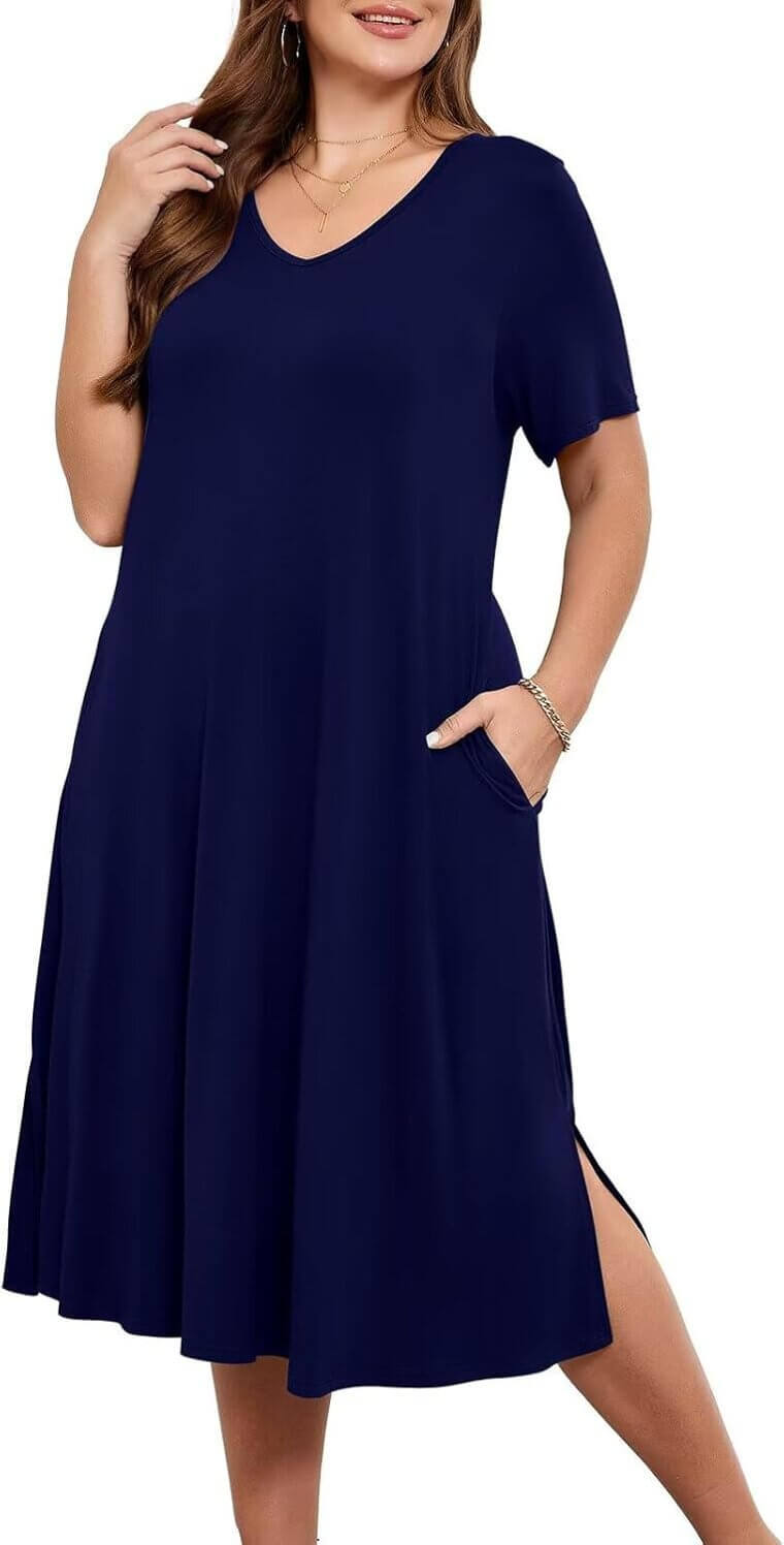 BELAROI Plus Size Dress - Flowy & Stylish for Every Occasion! 