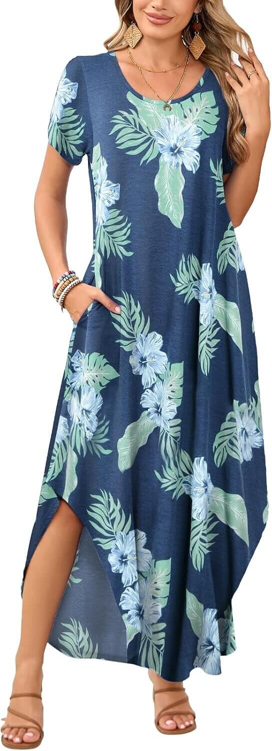 JollieLovin Plus Maxi Dress - Comfy & Stylish Summer Essential 