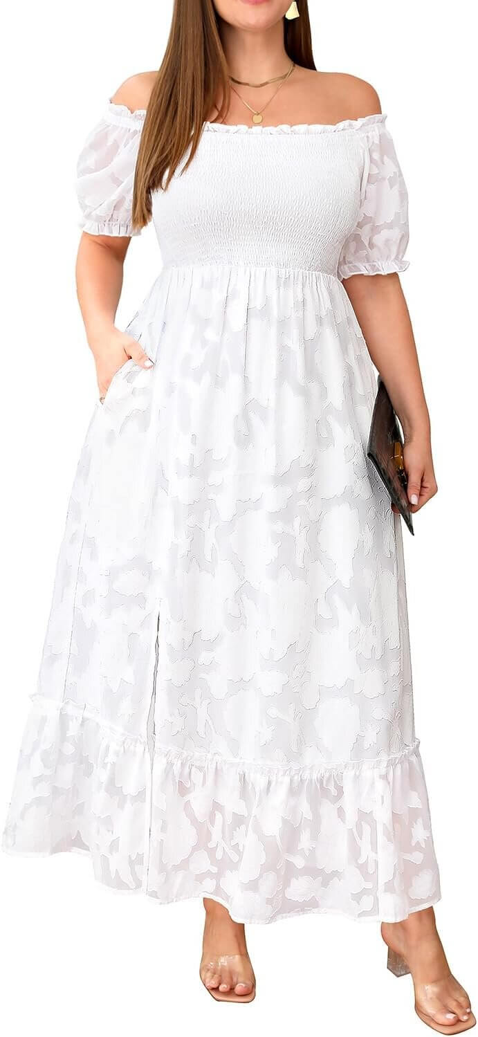 Plus Size Summer Dress - Flowy Boho Maxi for Sun Lovers - Now 10% Off!