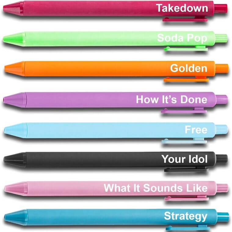 Kpop Merch Pens - Perfect Gift for Music Fans & Office Supplies Lovers 