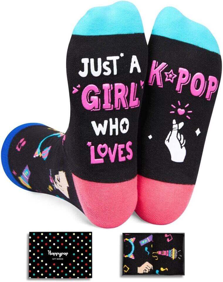 HAPPYPOP K-Pop Socks - Perfect Gift for Music Lovers - Don’t Miss the 14% Discount!