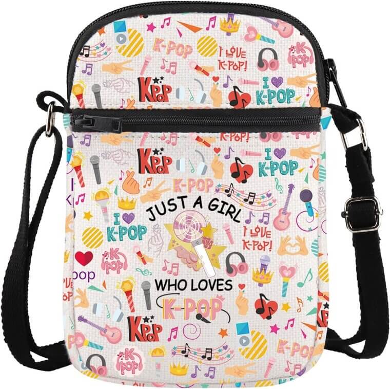 K-Pop Crossbody Bag - Perfect for Fans and Music Lovers - Enjoy 6% Off!