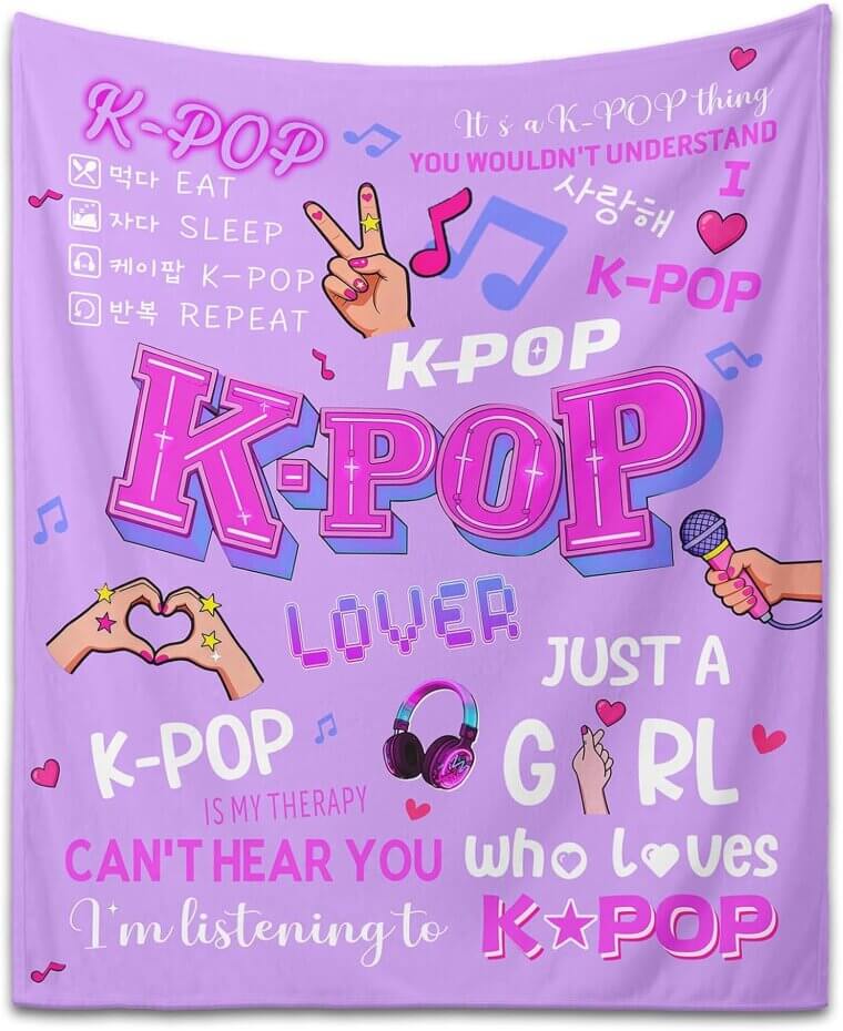 Kpop Blanket - Cozy Gift for Fans & Friends 