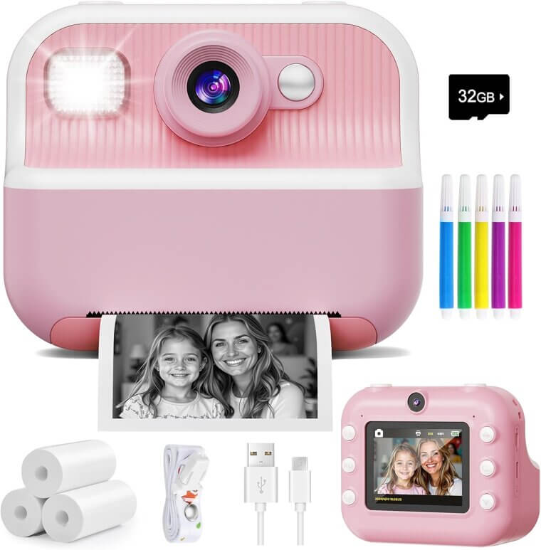 Instant Camera - Dual Selfie Fun for Kids! - 24% Off!