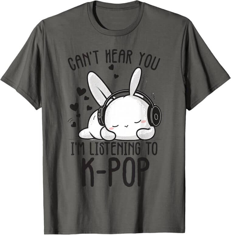 Kpop Rabbit Tee - Perfect for Fans of All Ages 
